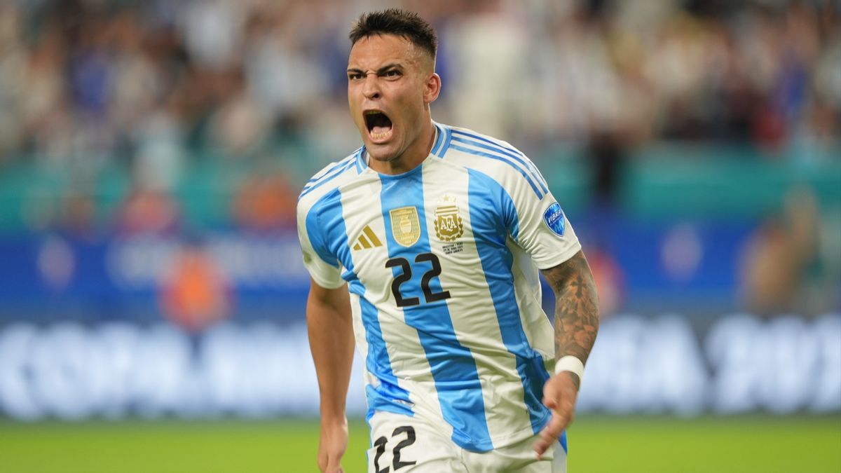 Lautaro Martinez Cetak Brace, Argentina Juara Grup A Usai Kalahkan Peru